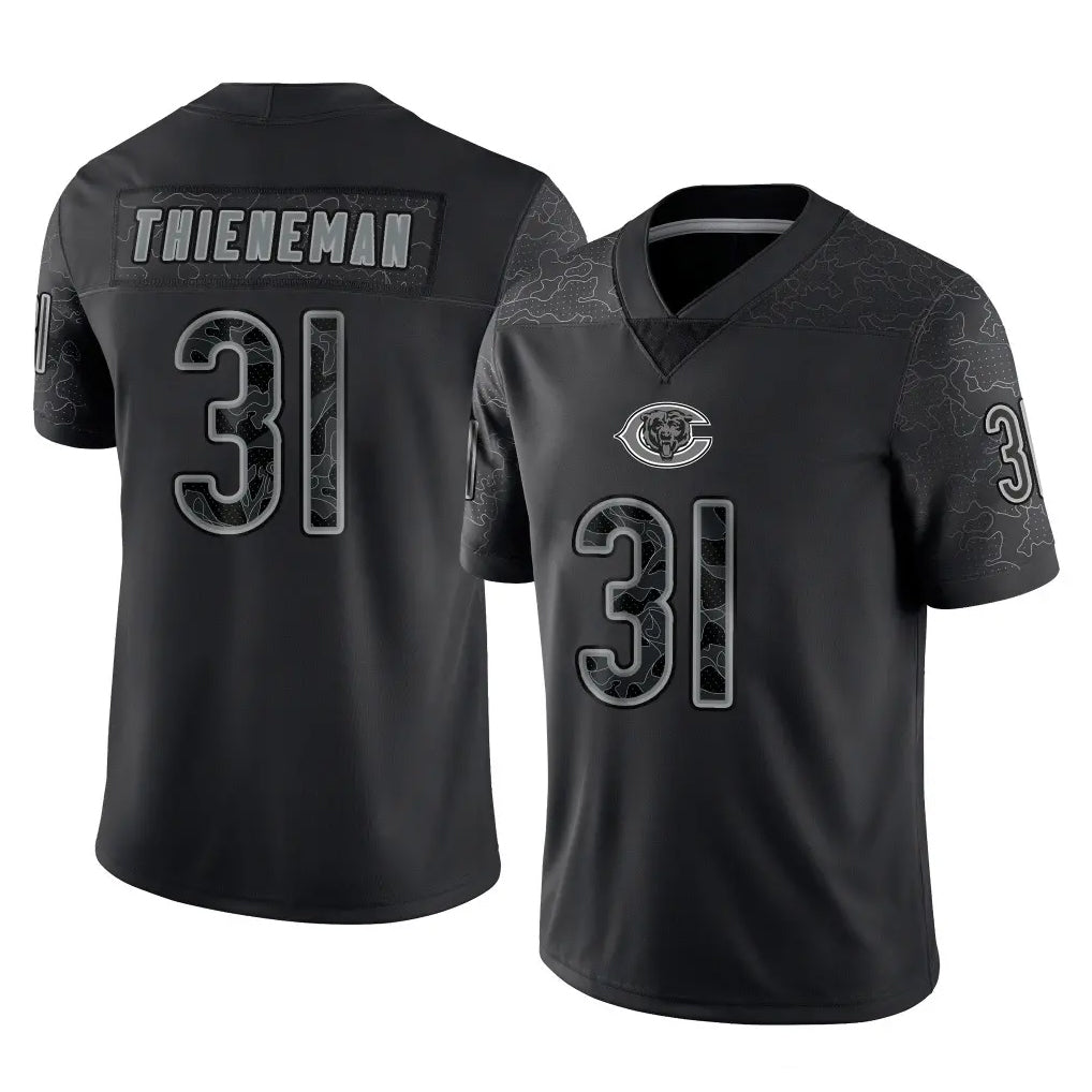 Kooe C.Bears #31 Dillon Thieneman Player Black REFLECTIVE Limited Game Stitched Jerseys