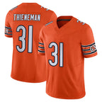 Kooe C.Bears #31 Dillon Thieneman Player Orange Vapor F.U.S.E. Limited Home Game Stitched Jerseys