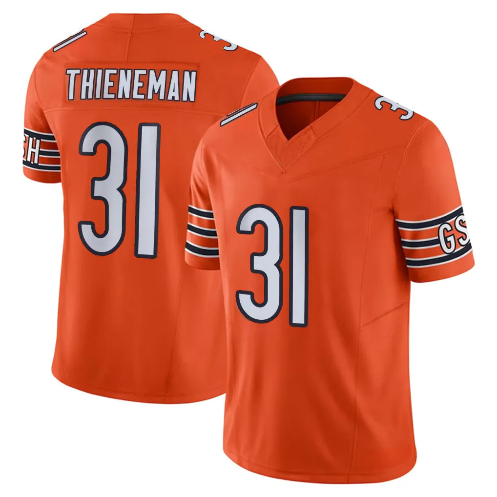 Kooe C.Bears #31 Dillon Thieneman Player Orange Vapor F.U.S.E. Limited Home Game Stitched Jerseys