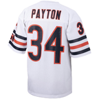 Kooe C.Bears #34 Walter Payton Mitchell & Ness White Big & Tall 1985 Retired Player Replica Stitched Puhic Jersey