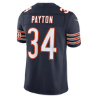 Kooe C.Bears #34 Walter Payton Navy Vapor F.U.S.E. Stitched Retired Limited Stitched Jerseys