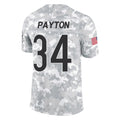 Kooe C.Bears #34 Walter Payton Player Arctic Camo Salute to Service Limited Stitched Jerseys