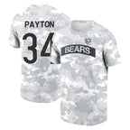 Kooe C.Bears #34 Walter Payton Player Arctic Camo Salute to Service Performance T-Shirt Limited Stitched Jerseys