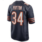Kooe C.Bears #34 Walter Payton Player Navy Home Game Stitched Jerseys