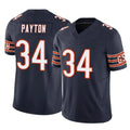 Kooe C.Bears #34 Walter Payton Player Navy Vapor F.U.S.E. Limited Home Game Stitched Jerseys