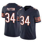 Kooe C.Bears #34 Walter Payton Player Navy Vapor F.U.S.E. Limited Home Game Stitched Jerseys