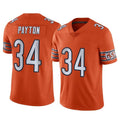 Kooe C.Bears #34 Walter Payton Player Orange Alternate Vapor Limited Home Game Stitched Jerseys