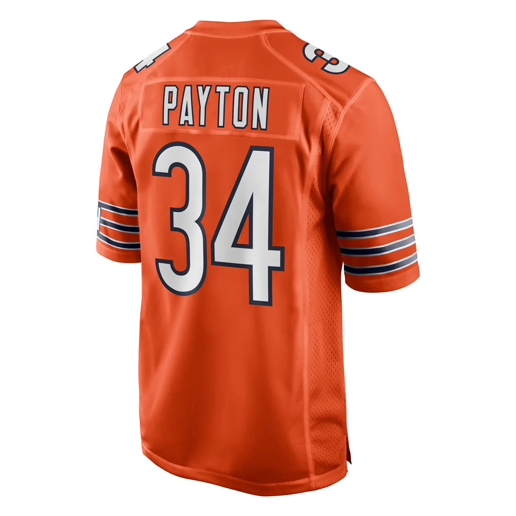 Kooe C.Bears #34 Walter Payton Player Orange Home Game Stitched Jerseys