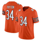 Kooe C.Bears #34 Walter Payton Player Orange Vapor F.U.S.E. Limited Home Game Stitched Jerseys