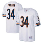 Kooe C.Bears #34 Walter Payton Player White 1985 Walter Payton Mitchell & Ness Throwback Retired Stitched Jerseys