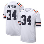 Kooe C.Bears #34 Walter Payton Player White Classic Home Game Stitched Jerseys