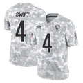 Kooe C.Bears #4 D'Andre Swift Player Arctic Camo Salute to Service Limited Stitched Jerseys