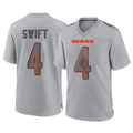 Kooe C.Bears #4 D'Andre Swift Player Gray Atmosphere Fashion Game Stitched Jerseys
