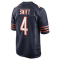 Kooe C.Bears #4 D'Andre Swift Player Navy Home Game Stitched Jerseys