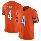 Kooe C.Bears #4 D'Andre Swift Player Orange Vapor F.U.S.E. Limited Home Game Stitched Jerseys