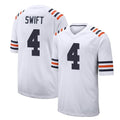 Kooe C.Bears #4 D'Andre Swift Player White Classic Home Game Stitched Jerseys