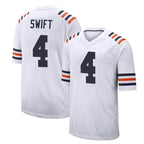 Kooe C.Bears #4 D'Andre Swift Player White Classic Home Game Stitched Jerseys