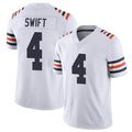 Kooe C.Bears #4 D'Andre Swift Player White Classic Vapor Limited Home Game Stitched Jerseys