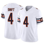 Kooe C.Bears #4 D'Andre Swift Player White Vapor F.U.S.E. Limited Home Game Stitched Jerseys