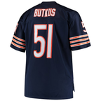 Kooe C.Bears #51 Dick Butkus Mitchell & Ness Navy Big & Tall 1966 Retired Player Replica Jersey