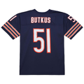 Kooe C.Bears #51 Dick Butkus Mitchell & Ness Navy Legacy Replica Stitched Puhic Jersey