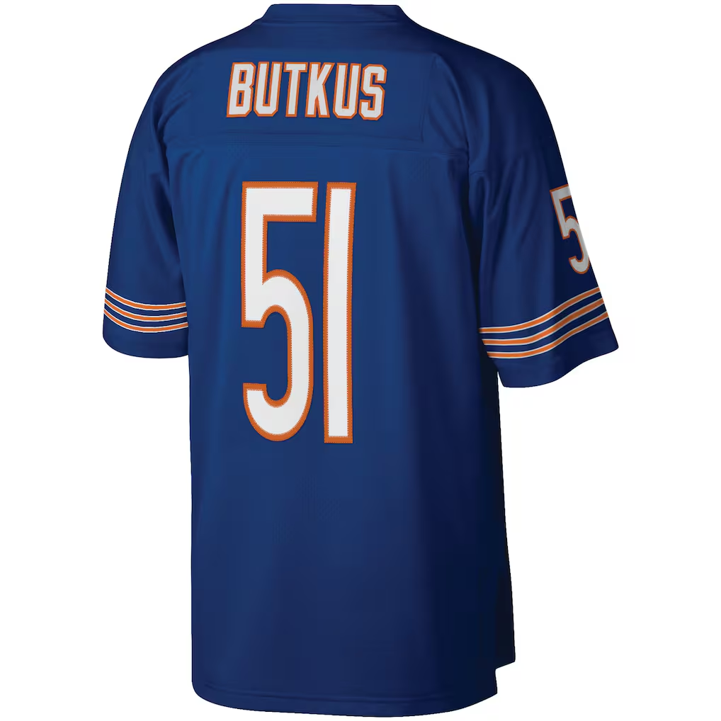 Kooe C.Bears #51 Dick Butkus Mitchell & Ness Navy Retired Player Legacy Replica Stitched Puhic Jersey