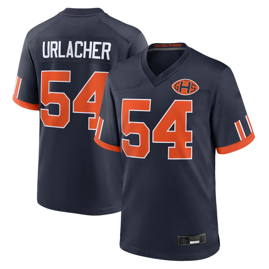 Kooe C.Bears #54 Brian Urlacher Navy 2026 Rivalries Collection Game Stitched Jerseys