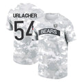 Kooe C.Bears #54 Brian Urlacher Player Arctic Camo Salute to Service Performance T-Shirt Limited Stitched Jerseys