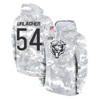 Kooe C.Bears #54 Brian Urlacher Player Arctic Camo Salute to Service Pullover Hoodies Limited Stitched Jerseys