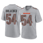 Kooe C.Bears #54 Brian Urlacher Player Gray Atmosphere Fashion Game Stitched Jerseys