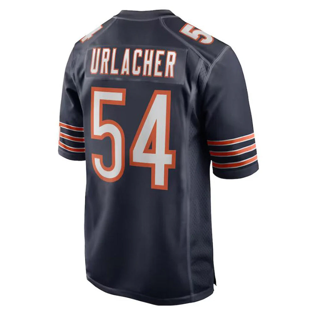 Kooe C.Bears #54 Brian Urlacher Player Navy Home Game Stitched Jerseys