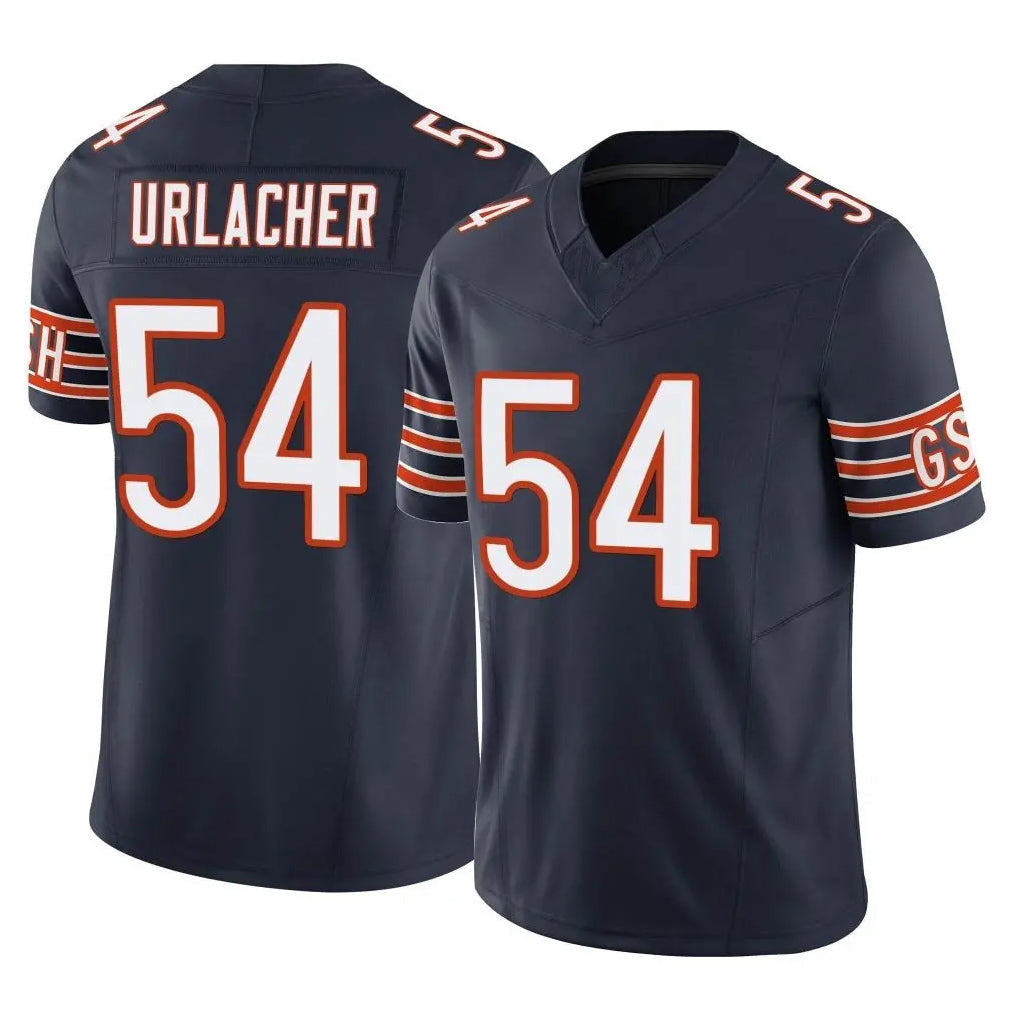 Kooe C.Bears #54 Brian Urlacher Player Navy Vapor F.U.S.E. Limited Home Game Stitched Jerseys