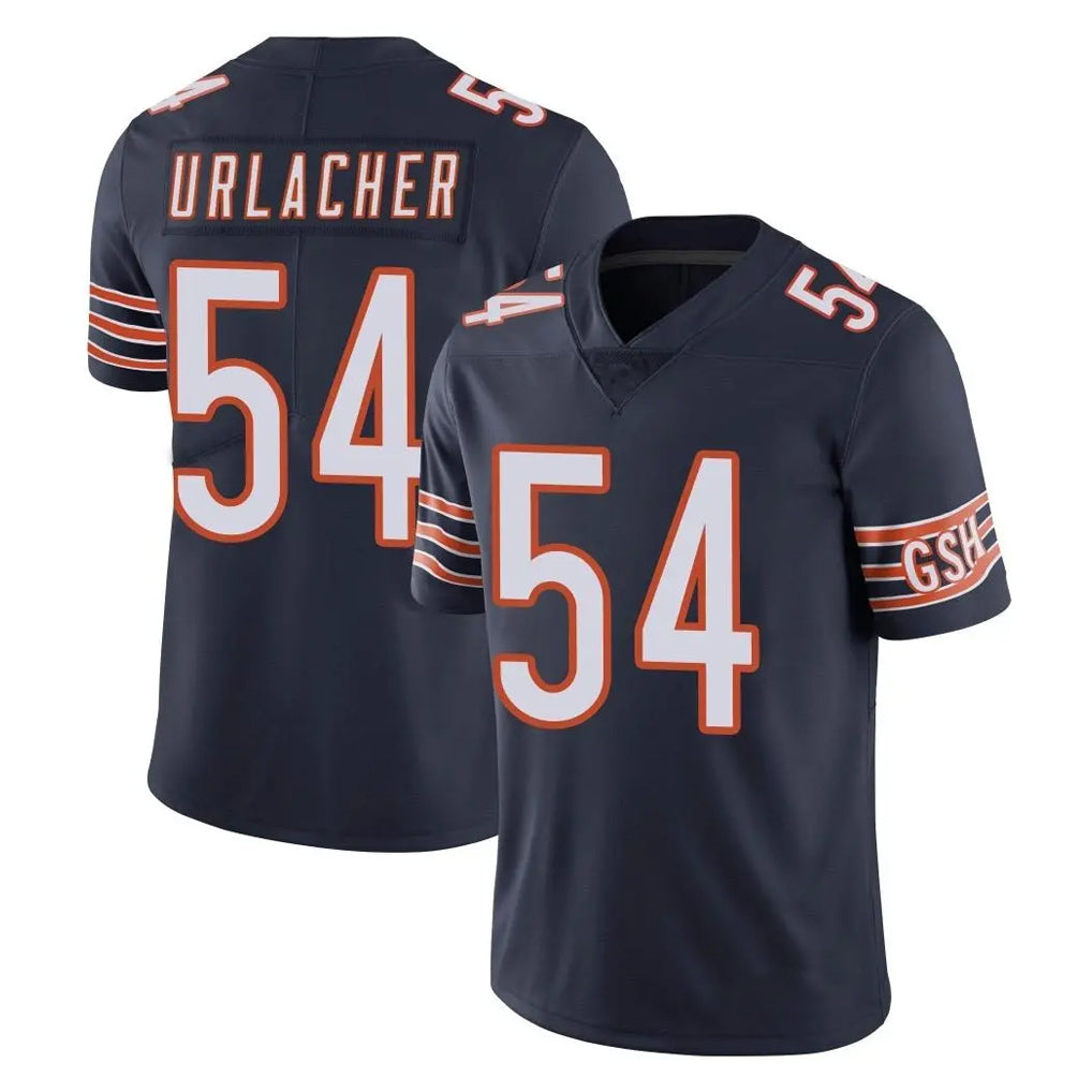 Kooe C.Bears #54 Brian Urlacher Player Navy Vapor Untouchable Limited Home Game Stitched Jerseys