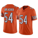 Kooe C.Bears #54 Brian Urlacher Player Orange Alternate Vapor Limited Home Game Stitched Jerseys