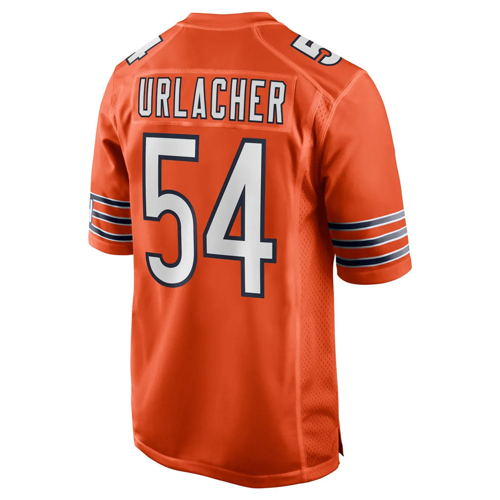 Kooe C.Bears #54 Brian Urlacher Player Orange Home Game Stitched Jerseys