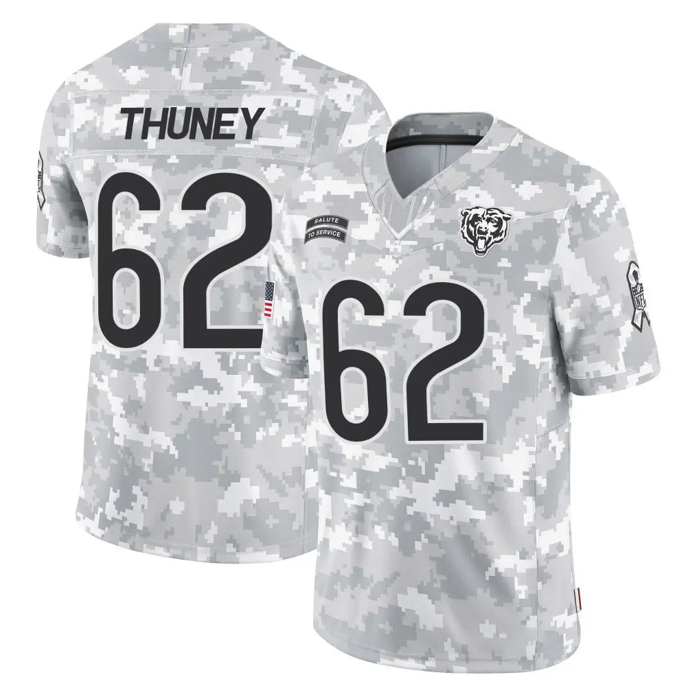 Kooe C.Bears #62 Joe Thuney Player Arctic Camo Salute to Service Limited Stitched Jerseys