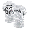 Kooe C.Bears #62 Joe Thuney Player Arctic Camo Salute to Service Performance T-Shirt Limited Stitched Jerseys