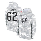 Kooe C.Bears #62 Joe Thuney Player Arctic Camo Salute to Service Pullover Hoodies Limited Stitched Jerseys