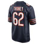 Kooe C.Bears #62 Joe Thuney Player Navy Home Game Stitched Jerseys