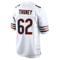 Kooe C.Bears #62 Joe Thuney Player White Home Game Stitched Jerseys