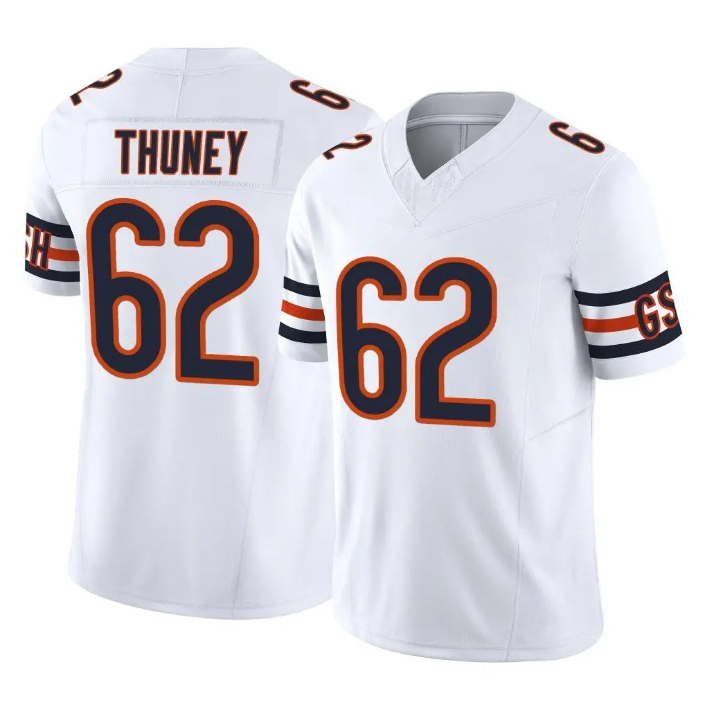 Kooe C.Bears #62 Joe Thuney Player White Vapor F.U.S.E. Limited Home Game Stitched Jerseys