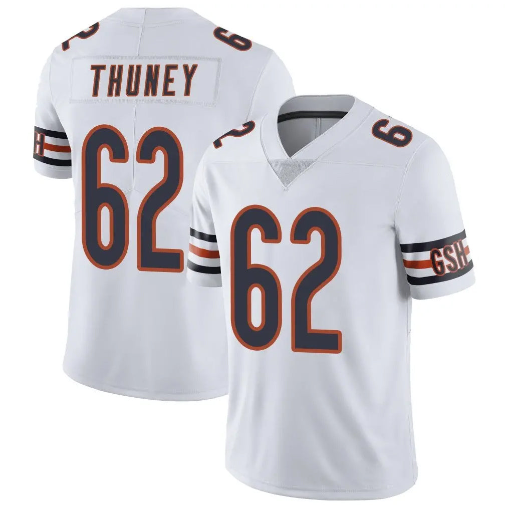 Kooe C.Bears #62 Joe Thuney Player White Vapor Untouchable Limited Home Game Stitched Jerseys