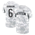 Kooe C.Bears #6 Kyler Gordon Player Arctic Camo Salute to Service Performance T-Shirt Limited Stitched Jerseys