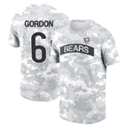 Kooe C.Bears #6 Kyler Gordon Player Arctic Camo Salute to Service Performance T-Shirt Limited Stitched Jerseys