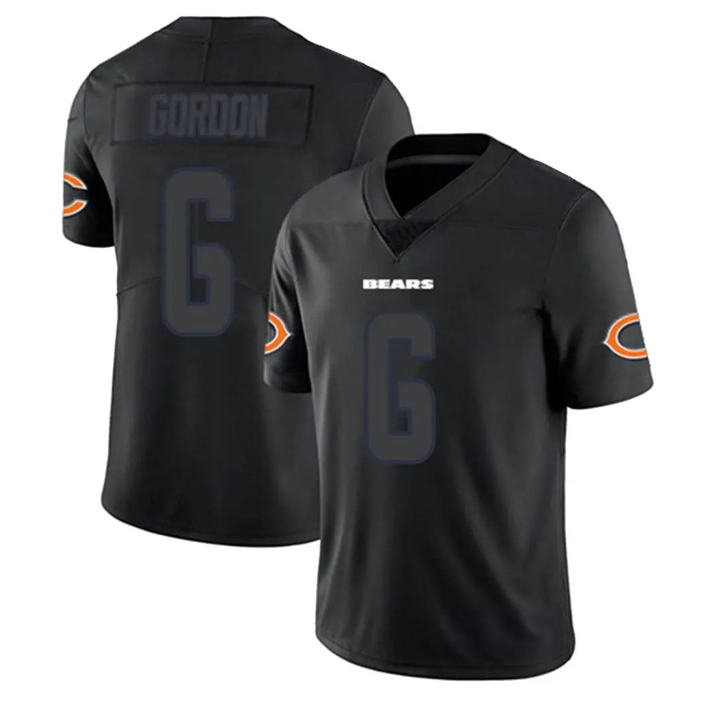Kooe C.Bears #6 Kyler Gordon Player Black Impact Limited Game Stitched Jerseys