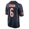 Kooe C.Bears #6 Kyler Gordon Player Navy Home Game Stitched Jerseys
