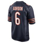 Kooe C.Bears #6 Kyler Gordon Player Navy Home Game Stitched Jerseys