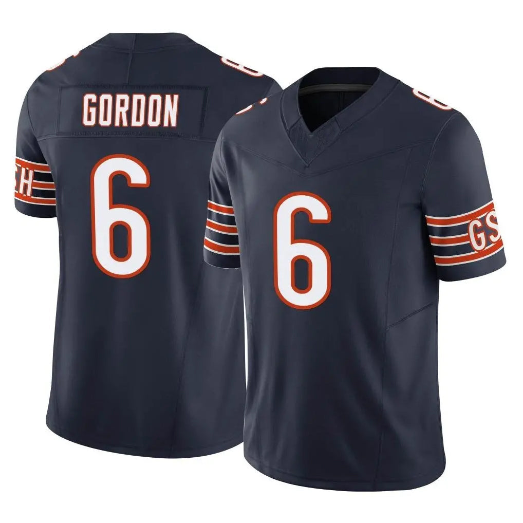 Kooe C.Bears #6 Kyler Gordon Player Navy Vapor F.U.S.E. Limited Home Game Stitched Jerseys