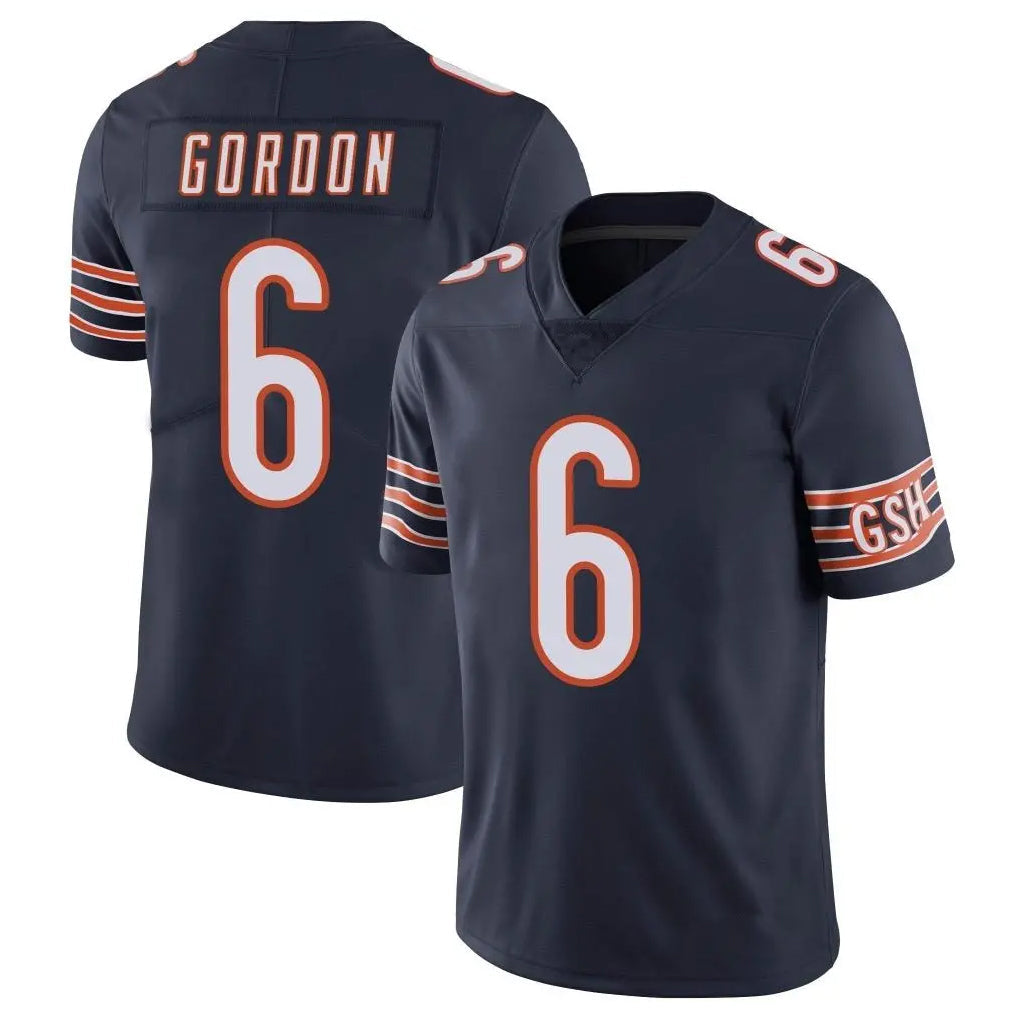 Kooe C.Bears #6 Kyler Gordon Player Navy Vapor Untouchable Limited Home Game Stitched Jerseys