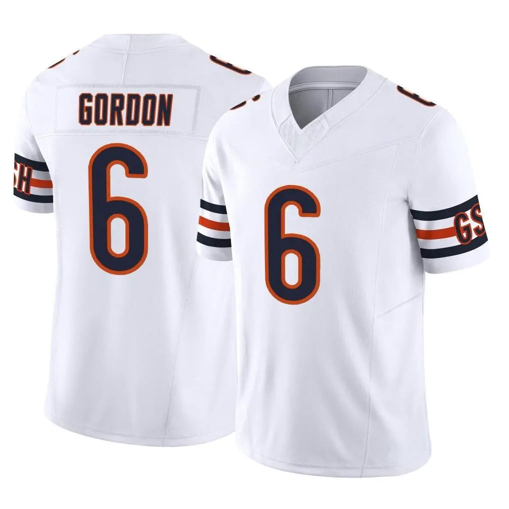 Kooe C.Bears #6 Kyler Gordon Player White Vapor F.U.S.E. Limited Home Game Stitched Jerseys